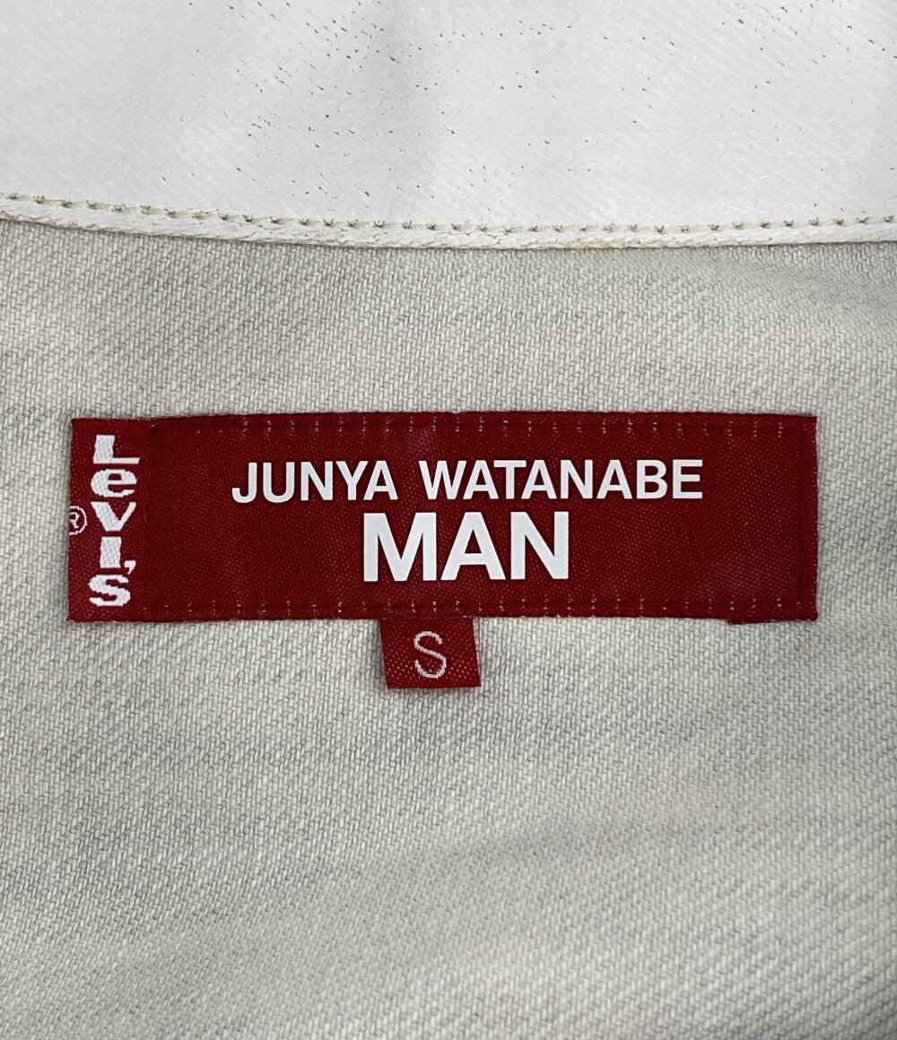 コムデギャルソンジュンヤワタナベマン リーバイス ペンキ加工トラッカージャケット 25SS WO-J201 メンズ SIZE S JUNYA WATANABE MAN×Levi's