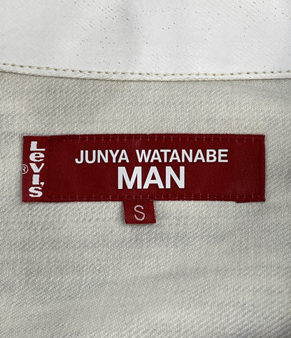 コムデギャルソンジュンヤワタナベマン リーバイス ペンキ加工トラッカージャケット 25SS WO-J201 メンズ SIZE S JUNYA WATANABE MAN×Levi's