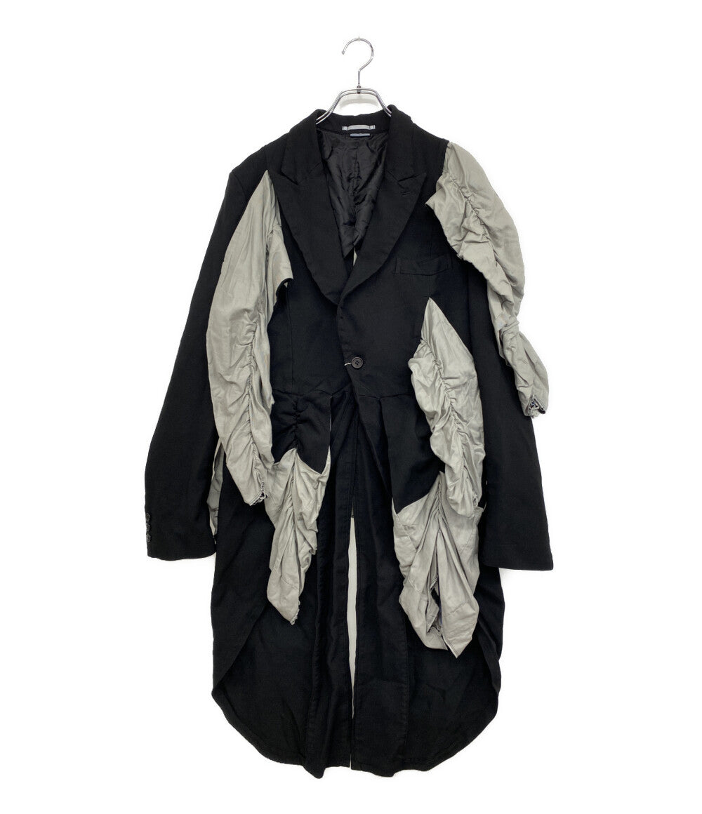 COMME des GARCONS HOMME PLUS 製品染めスリットジャケット 25SS PO-J052 メンズ SIZE L コムデギャルソンオムプリュス