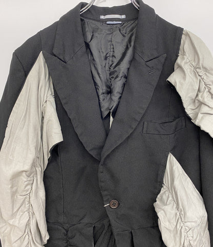 COMME des GARCONS HOMME PLUS 製品染めスリットジャケット 25SS PO-J052 メンズ SIZE L コムデギャルソンオムプリュス