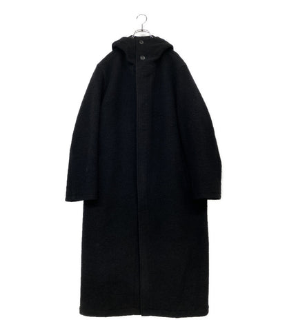 ヨウジヤマモトプールオム コート W PE SHRINK HOODED FASTENER COAT 21AW HX-C07-125 メンズ SIZE 3 YOHJI YAMAMOTO POUR HOMME