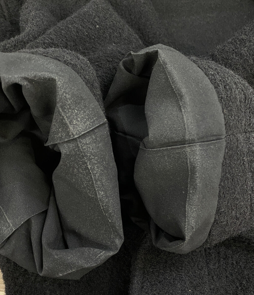 ヨウジヤマモトプールオム コート W PE SHRINK HOODED FASTENER COAT 21AW HX-C07-125 メンズ SIZE 3 YOHJI YAMAMOTO POUR HOMME