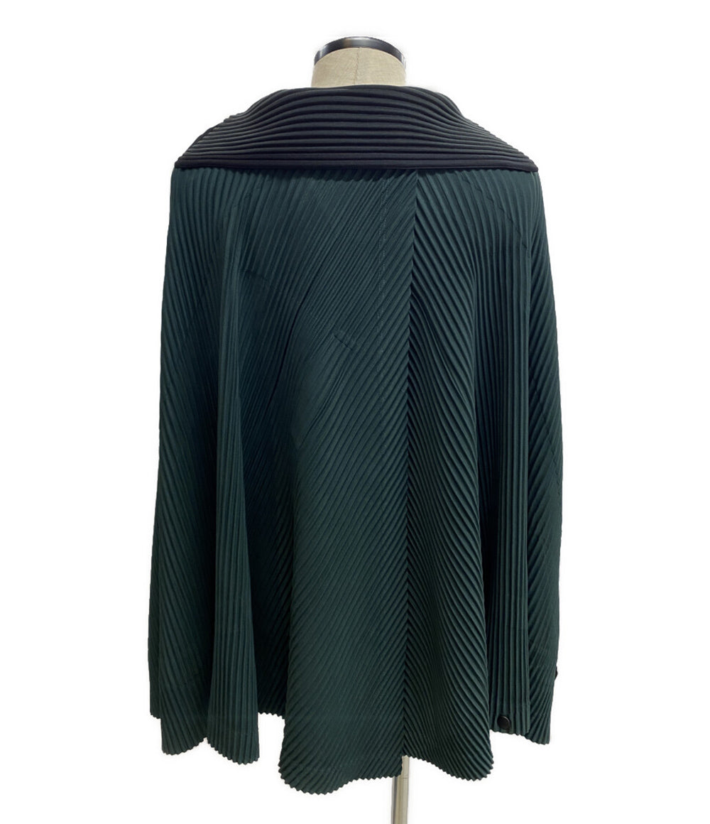 美品 HOMME PLISSE ISSEY MIYAKE ポンチョ MONTHLY COLOR JULY FRAMEWORK 23AW HP33JL375 メンズ SIZE 3 オム プリッセ イッセイミヤケ