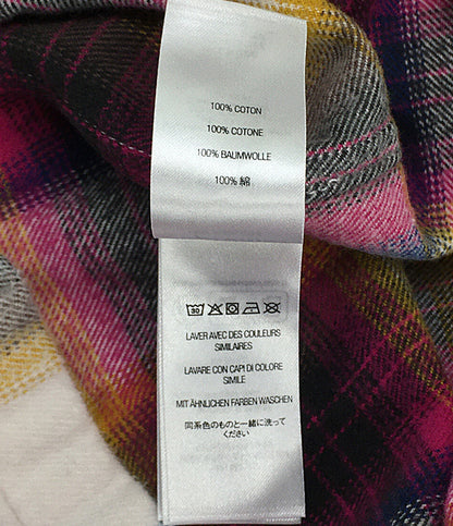 シュプリーム 美品 シャツジャケット plaid flannel shirt 24SS メンズ SIZE L Supreme