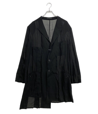 美品 YOHJI YAMAMOTO POUR HOMME ジャケット 80 MODAL LOAN ASYMMETRY JACKET 25SS HP-J30-233 メンズ SIZE 2 ヨウジヤマモトプールオム