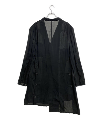 美品 YOHJI YAMAMOTO POUR HOMME ジャケット 80 MODAL LOAN ASYMMETRY JACKET 25SS HP-J30-233 メンズ SIZE 2 ヨウジヤマモトプールオム