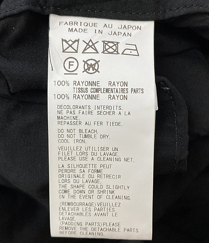 美品 YOHJI YAMAMOTO POUR HOMME ジャケット 80 MODAL LOAN ASYMMETRY JACKET 25SS HP-J30-233 メンズ SIZE 2 ヨウジヤマモトプールオム