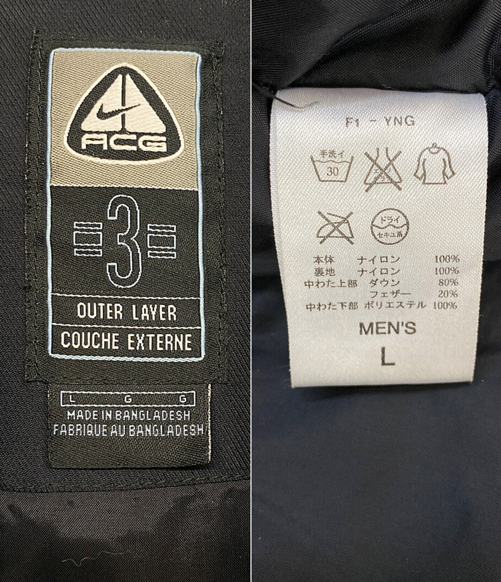 ナイキ エーシージー マルチポケットカーゴロングダウンジャケット 90-00s メンズ SIZE L OLD NIKE ACG