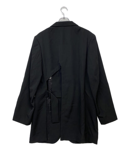 ヨウジヤマモトプールオム テーラードジャケット WOOL GABARDINE BACK OPENING JACKET 25SS HP-J41-100 メンズ SIZE 2 YOHJI YAMAMOTO POUR HOMME