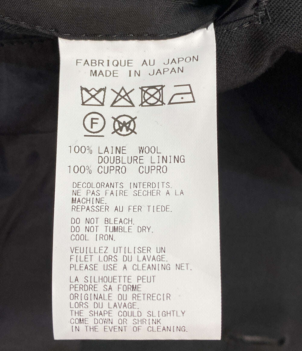 ヨウジヤマモトプールオム テーラードジャケット WOOL GABARDINE BACK OPENING JACKET 25SS HP-J41-100 メンズ SIZE 2 YOHJI YAMAMOTO POUR HOMME
