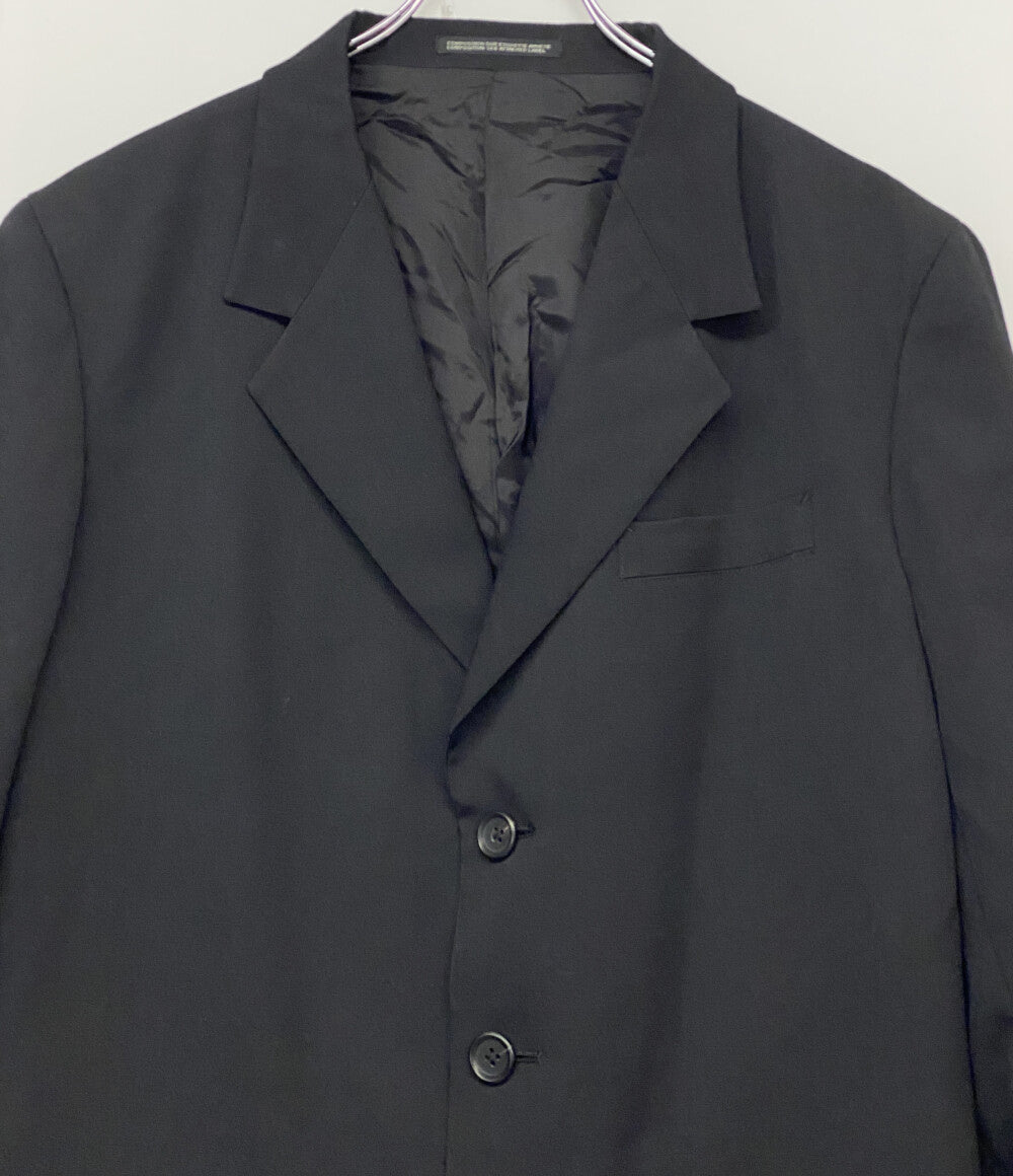 ヨウジヤマモトプールオム テーラードジャケット WOOL GABARDINE BACK OPENING JACKET 25SS HP-J41-100 メンズ SIZE 2 YOHJI YAMAMOTO POUR HOMME