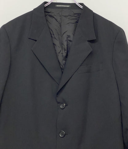 ヨウジヤマモトプールオム テーラードジャケット WOOL GABARDINE BACK OPENING JACKET 25SS HP-J41-100 メンズ SIZE 2 YOHJI YAMAMOTO POUR HOMME