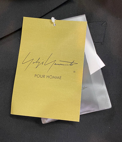 ヨウジヤマモトプールオム テーラードジャケット WOOL GABARDINE BACK OPENING JACKET 25SS HP-J41-100 メンズ SIZE 2 YOHJI YAMAMOTO POUR HOMME