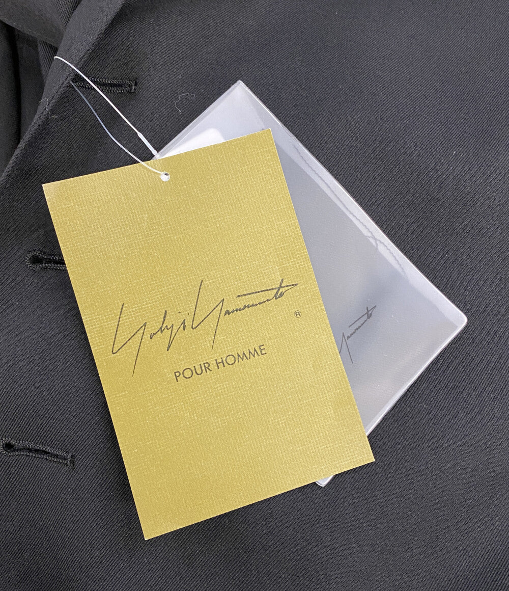 ヨウジヤマモトプールオム 美品 テーラードジャケット WOOL GABARDINE 5BUTTON JACKET 24AW H0-J70-534 メンズ SIZE 2 YOHJI YAMAMOTO POUR HOMME