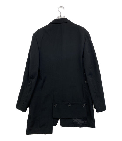 YOHJI YAMAMOTO POUR HOMME テーラードジャケット ウールギャバジン 25SS HP-J21-100 メンズ SIZE 2 ヨウジヤマモトプールオム
