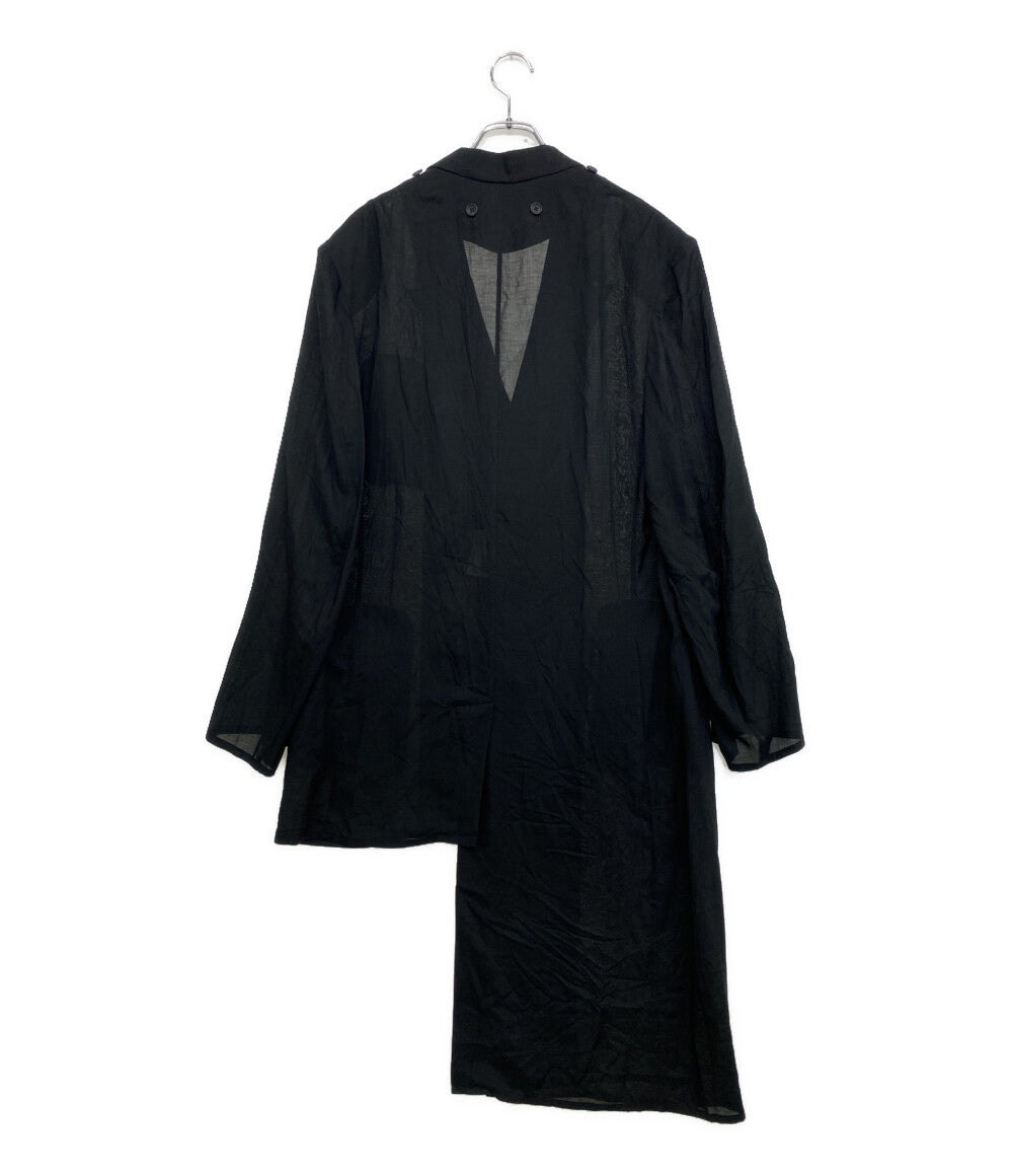美品 YOHJI YAMAMOTO POUR HOMME テーラードジャケット 80 MODAL LOAN DETACHABLE COLLAR JACKET 25SS HP-J53-233 メンズ SIZE 2 ヨウジヤマモトプールオム