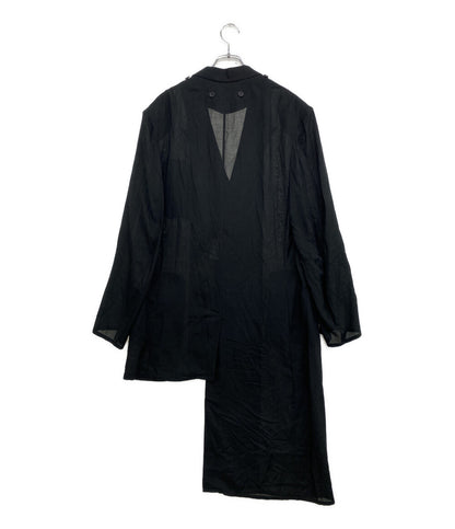 美品 YOHJI YAMAMOTO POUR HOMME テーラードジャケット 80 MODAL LOAN DETACHABLE COLLAR JACKET 25SS HP-J53-233 メンズ SIZE 2 ヨウジヤマモトプールオム