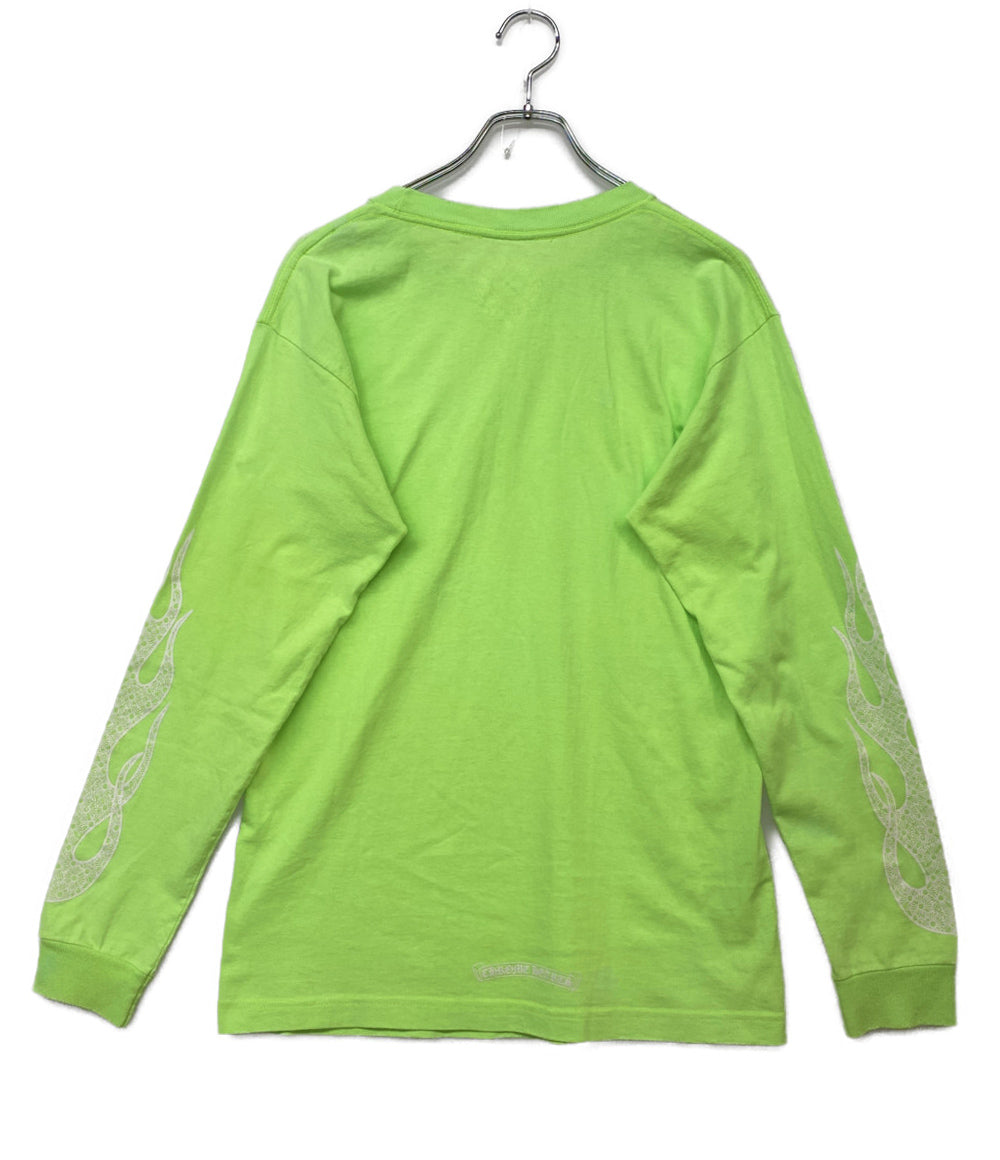 クロムハーツ 長袖Ｔシャツ LOGO POCKET L S TEE GREEN メンズ SIZE M CHROME HEARTS