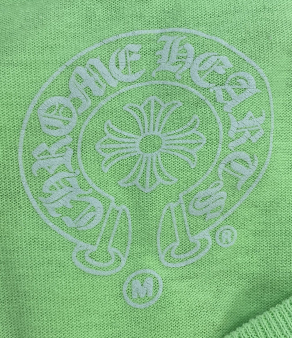 クロムハーツ 長袖Ｔシャツ LOGO POCKET L S TEE GREEN メンズ SIZE M CHROME HEARTS