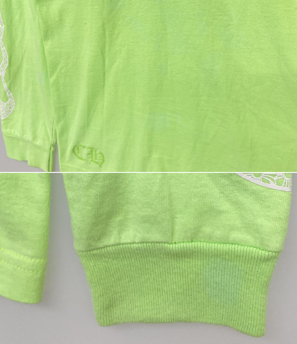 クロムハーツ 長袖Ｔシャツ LOGO POCKET L S TEE GREEN メンズ SIZE M CHROME HEARTS