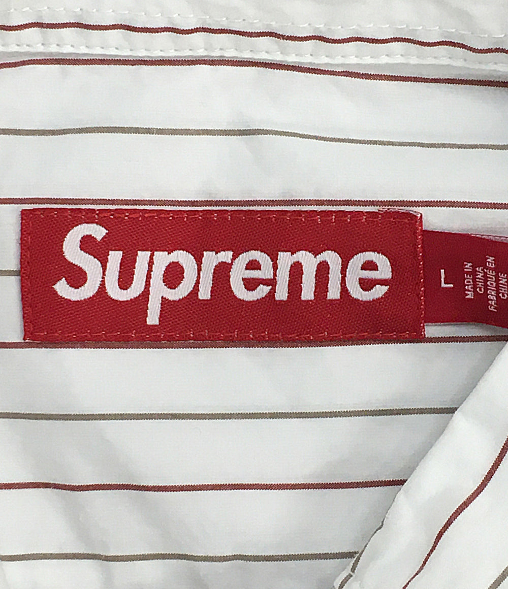 シュプリーム 長袖シャツ Loose Fit Stripe Shirt 24AW メンズ SIZE L Supreme