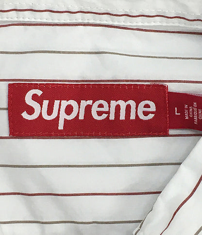 シュプリーム 長袖シャツ Loose Fit Stripe Shirt 24AW メンズ SIZE L Supreme