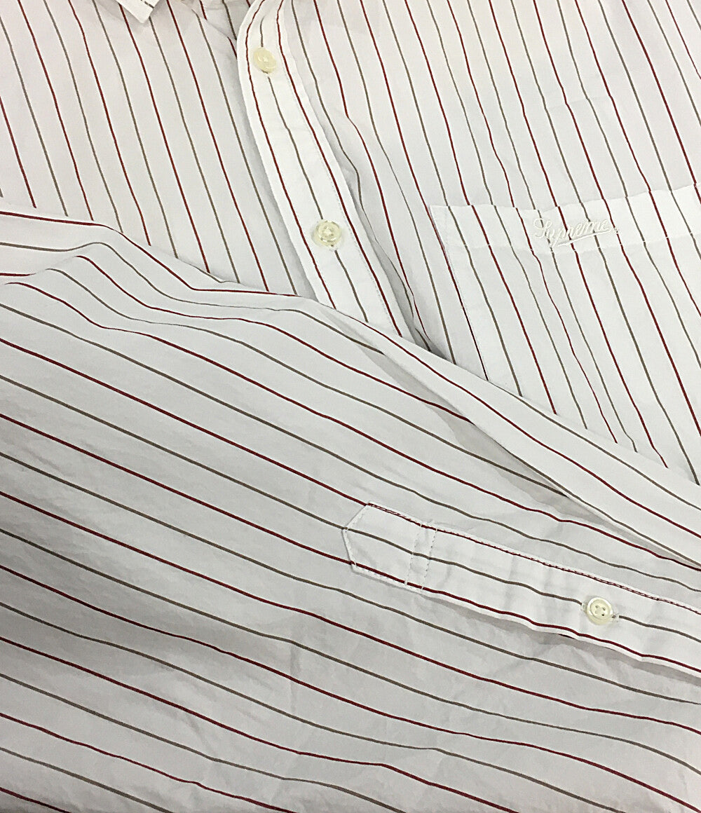 シュプリーム 長袖シャツ Loose Fit Stripe Shirt 24AW メンズ SIZE L Supreme