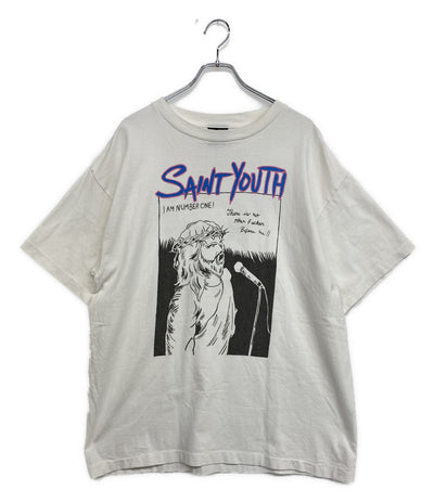 SAINT MICHAEL セント マイケル 半袖Ｔシャツ SAINT YOUTHプリントTシャツ 22aw メンズ SIZE XL