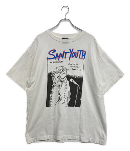 SAINT MICHAEL セント マイケル 半袖Ｔシャツ SAINT YOUTHプリントTシャツ 22aw メンズ SIZE XL