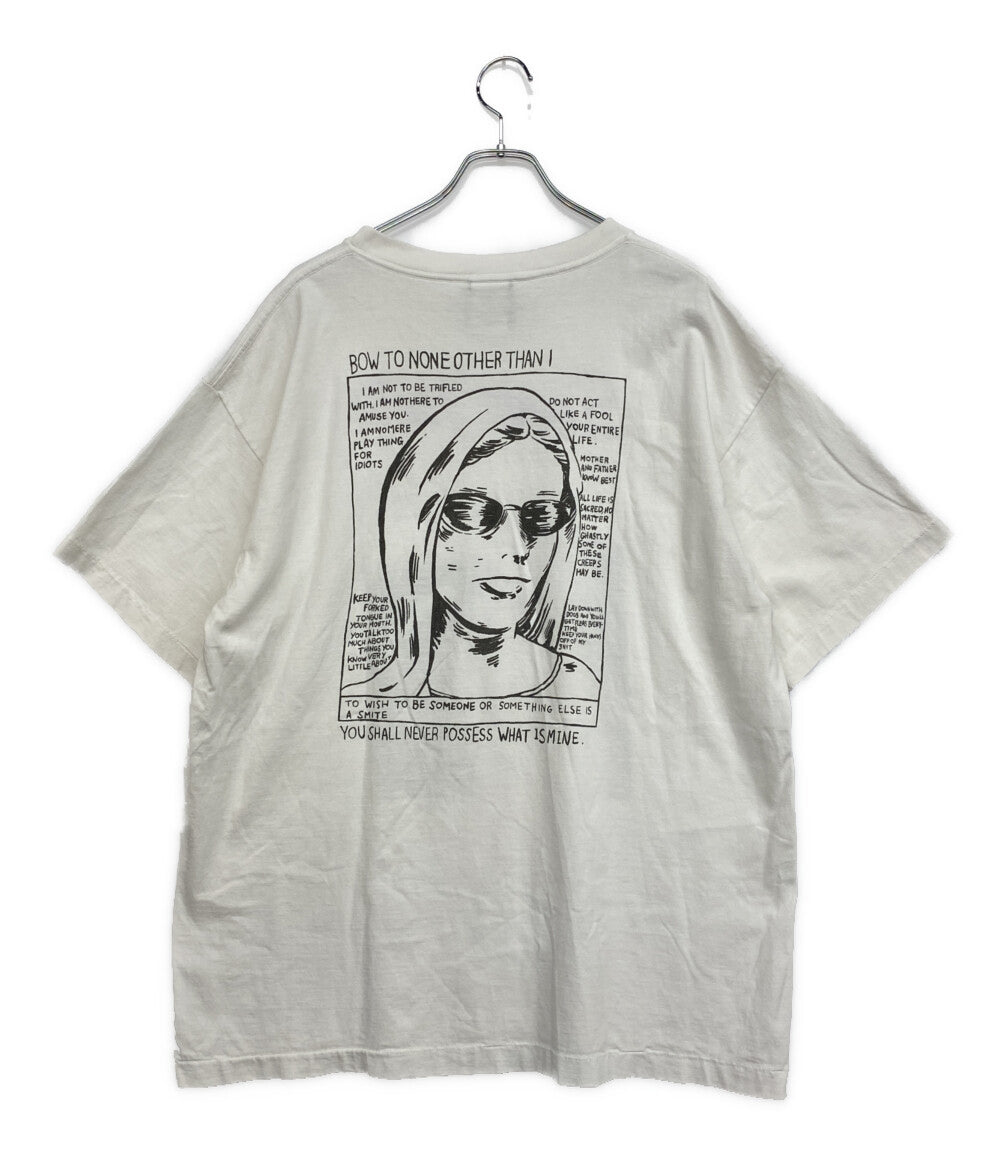 SAINT MICHAEL セント マイケル 半袖Ｔシャツ SAINT YOUTHプリントTシャツ 22aw メンズ SIZE XL