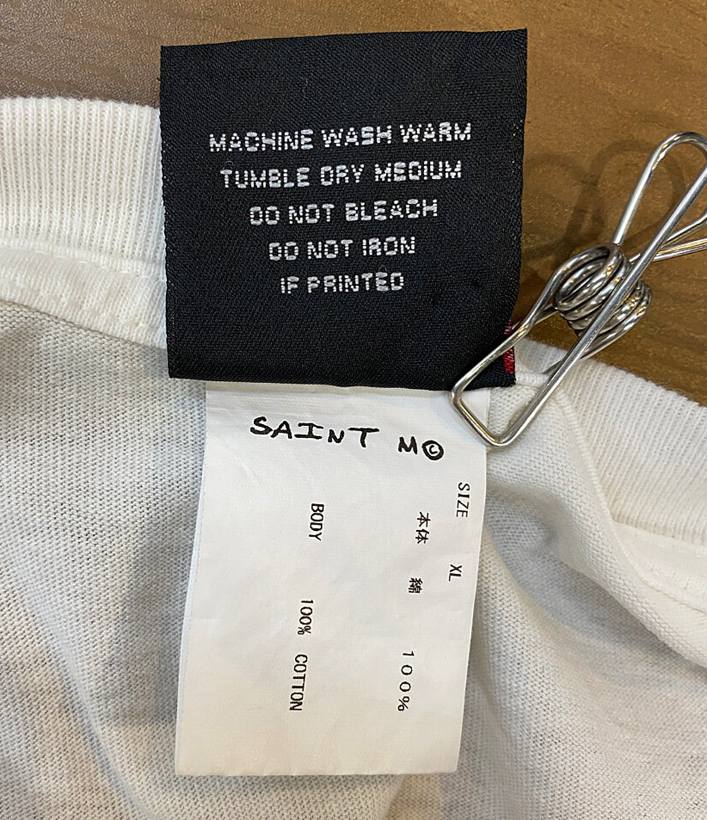 SAINT MICHAEL セント マイケル 半袖Ｔシャツ SAINT YOUTHプリントTシャツ 22aw メンズ SIZE XL