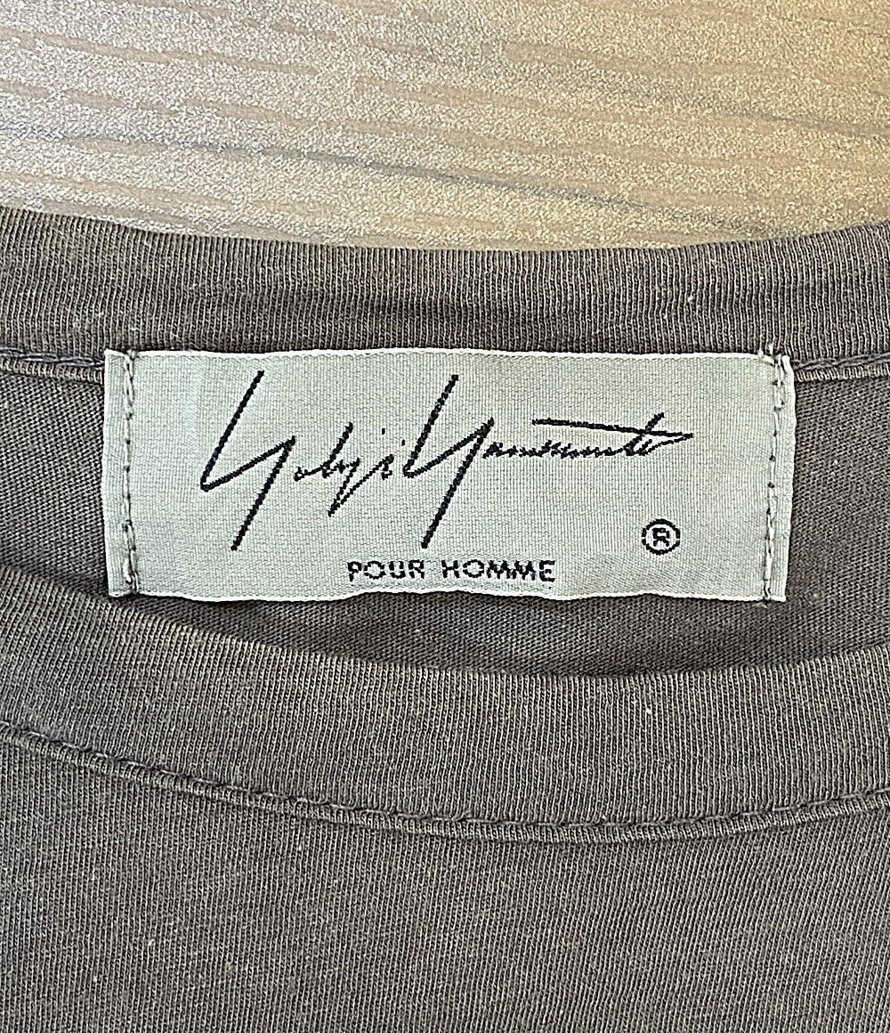 YOHJI YAMAMOTO POUR HOMME 半袖カットソー 綿天竺tシャツ 18SS HW-T66-880 メンズ SIZE 3 ヨウジヤマモトプールオム