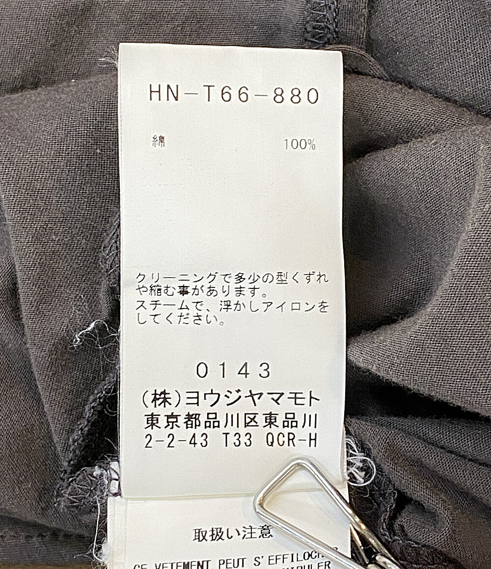 YOHJI YAMAMOTO POUR HOMME 半袖カットソー 綿天竺tシャツ 18SS HW-T66-880 メンズ SIZE 3 ヨウジヤマモトプールオム