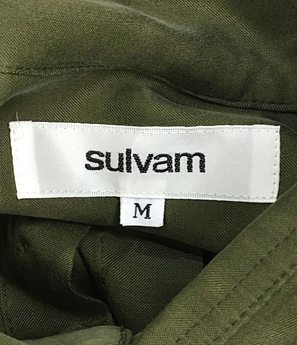 sulvam オーバーハーフスリーブシャツ WW-B03-050 メンズ SIZE M サルバム