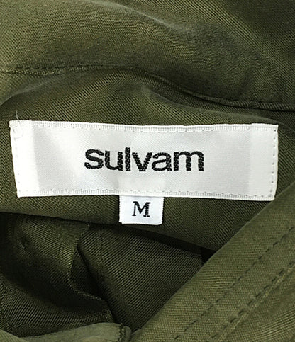sulvam オーバーハーフスリーブシャツ WW-B03-050 メンズ SIZE M サルバム