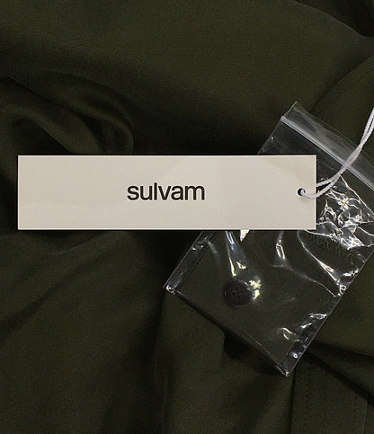 sulvam オーバーハーフスリーブシャツ WW-B03-050 メンズ SIZE M サルバム