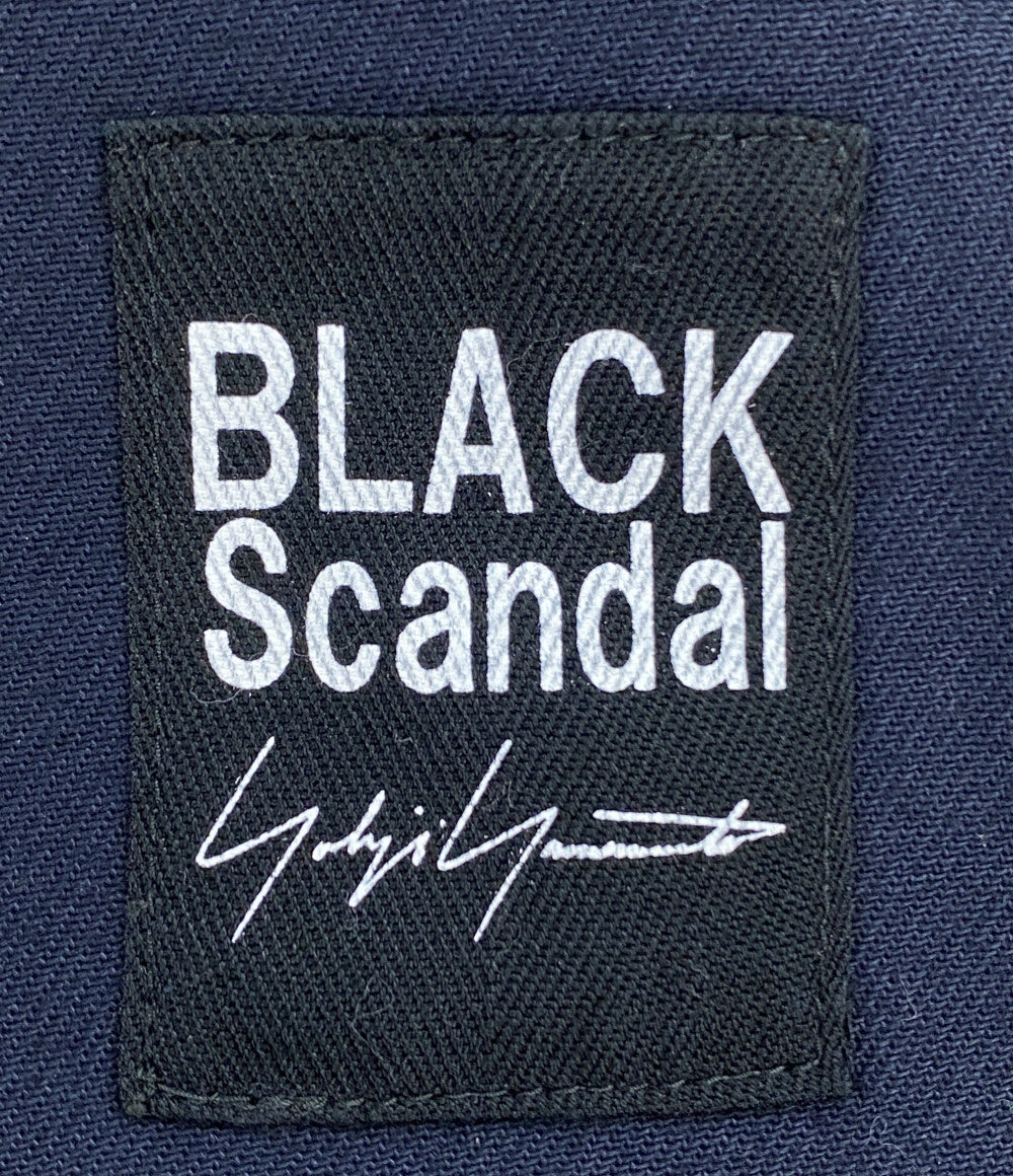 ヨウジヤマモトプールオム オーバーオール BLACK SCANDAL KATSURAGI WORK OVERALLS 24AW H0-D99-040 メンズ SIZE 1 YOHJI YAMAMOTO POUR HOMME