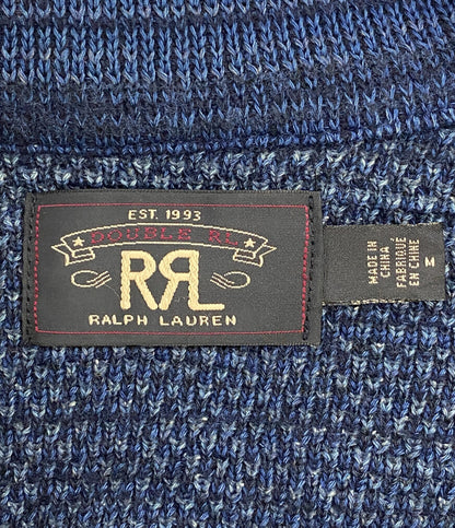 ダブルアールエル ニットカーディガン INDIGO WORKSHIRT SWEATER メンズ SIZE M RRL RALPH LAUREN