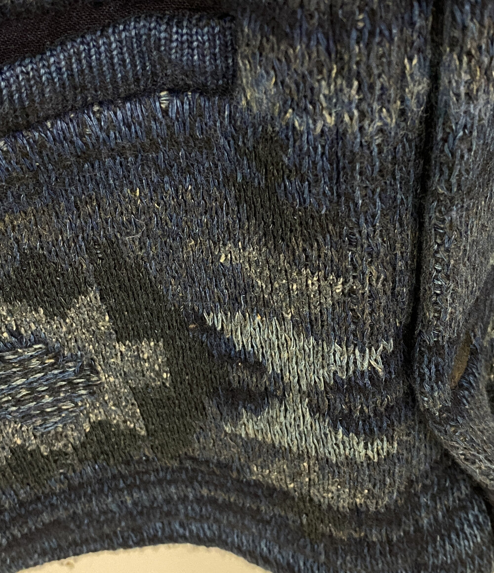 ダブルアールエル ニットカーディガン INDIGO WORKSHIRT SWEATER メンズ SIZE M RRL RALPH LAUREN