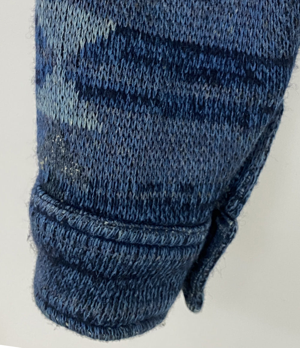 RRL RALPH LAUREN ニットカーディガン INDIGO WORKSHIRT SWEATER