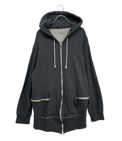 アンダーカバーイズム パーカー コットンスウェットジップアップフーディ 23ss メンズ SIZE 4 UNDERCOVERISM
