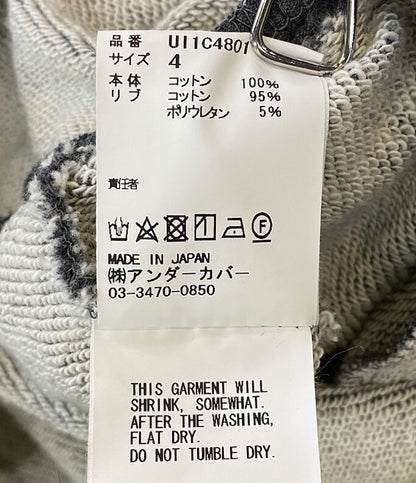 アンダーカバーイズム パーカー コットンスウェットジップアップフーディ 23ss メンズ SIZE 4 UNDERCOVERISM