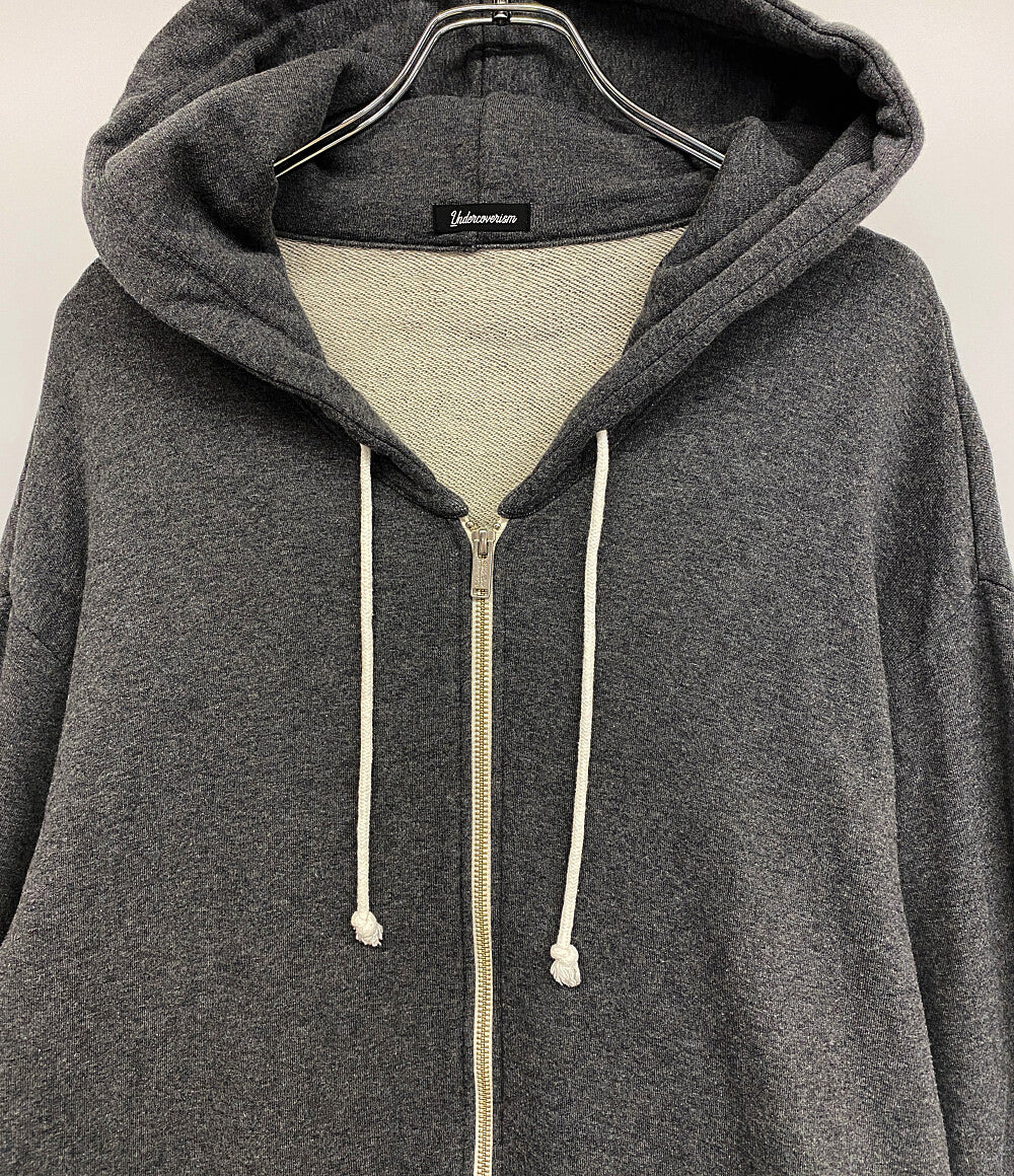 アンダーカバーイズム パーカー コットンスウェットジップアップフーディ 23ss メンズ SIZE 4 UNDERCOVERISM