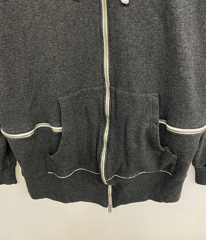 アンダーカバーイズム パーカー コットンスウェットジップアップフーディ 23ss メンズ SIZE 4 UNDERCOVERISM