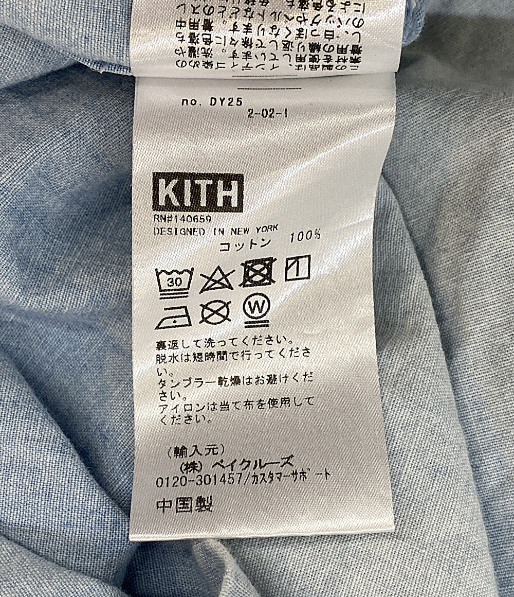 KITH キス 長袖シャツ denim Apollo shirt 140659 メンズ SIZE L