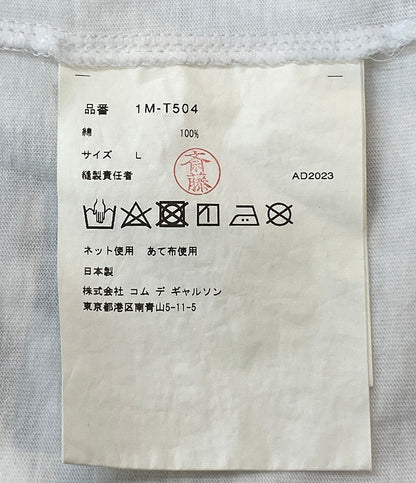 BLACK COMME des GARCONS フィリップパゴウスキープリントTシャツ 24SS メンズ SIZE L ブラックコムデギャルソン