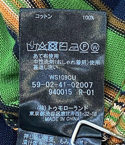 caban キャバン 半袖Ｔシャツ コットン マルチボーダー 59-02-41-02007 メンズ SIZE L