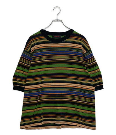 caban キャバン 半袖Ｔシャツ コットン マルチボーダー 59-02-41-02007 メンズ SIZE L