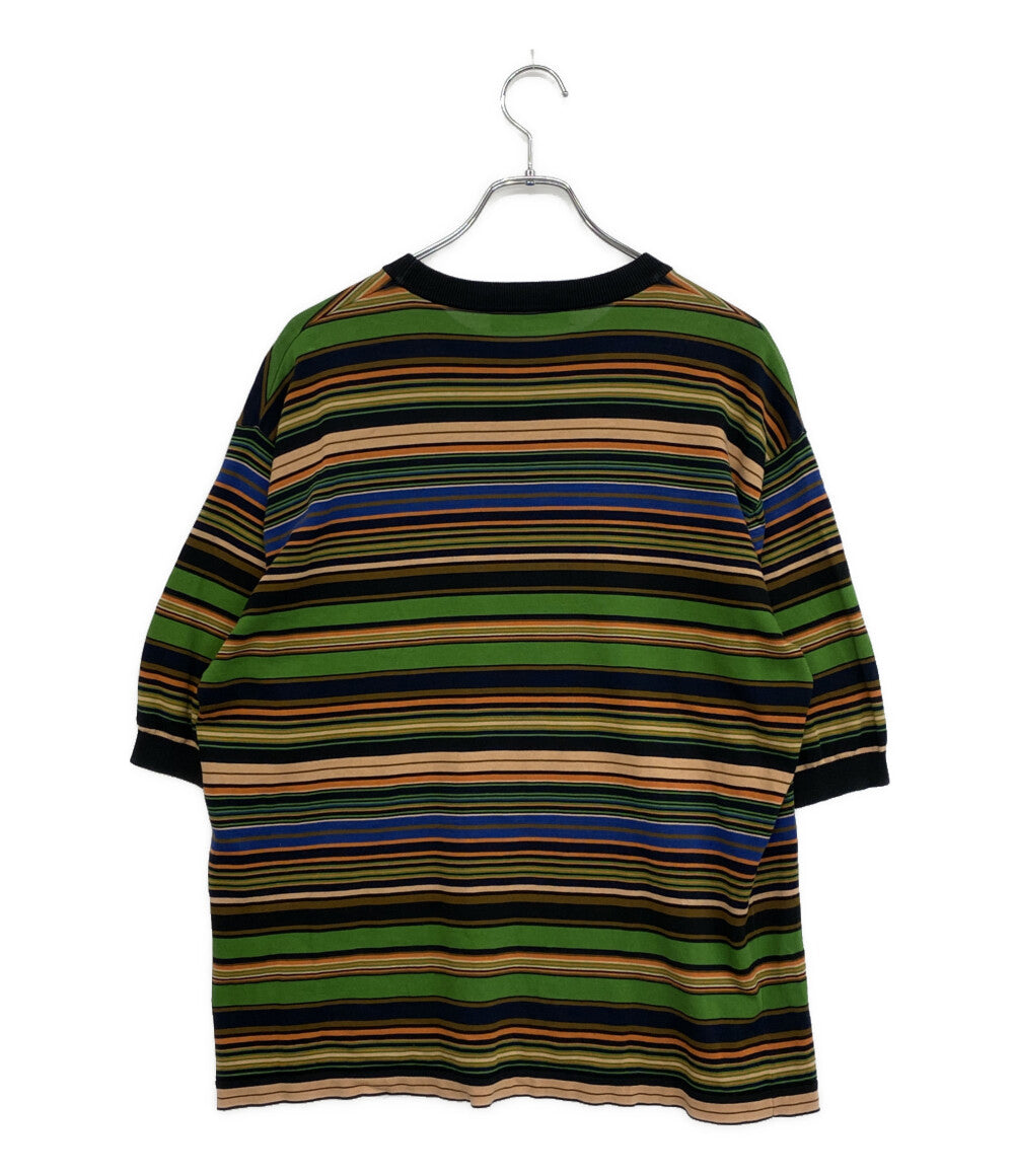 caban キャバン 半袖Ｔシャツ コットン マルチボーダー 59-02-41-02007 メンズ SIZE L