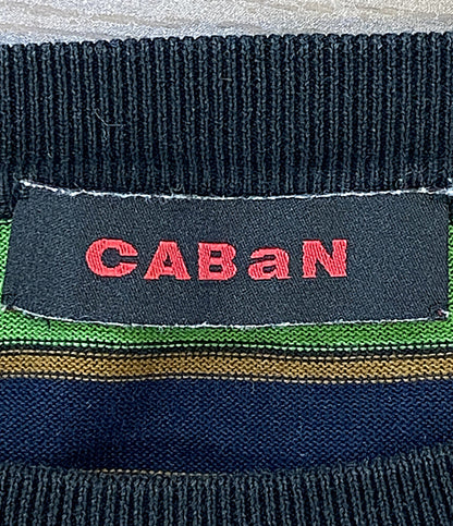 caban キャバン 半袖Ｔシャツ コットン マルチボーダー 59-02-41-02007 メンズ SIZE L